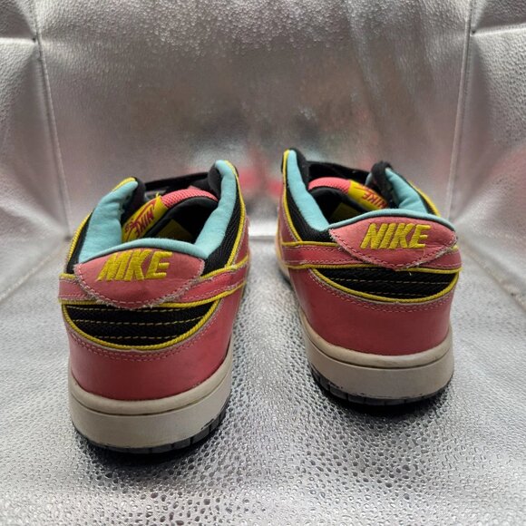 Size 9.5‎ Nike Dunk SB Low Pacman Mens Pink Blue Athletic Sneakers 313170-461 - Picture 7 of 12